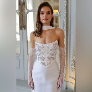 Rosie Etienne Everly Gown Satin in size US 0 / UK 4